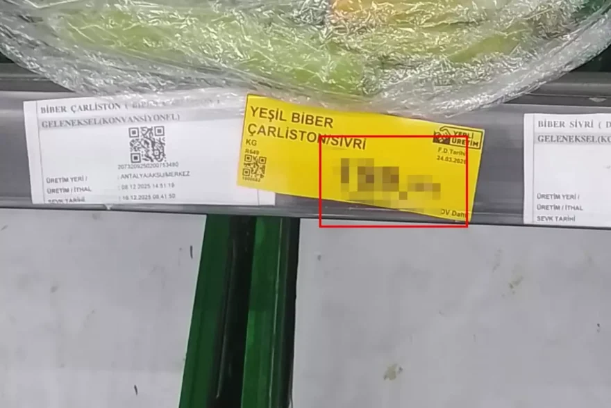 BİM Marketlerdeki Biber Fiyatı Şaşkınlık Yarattı