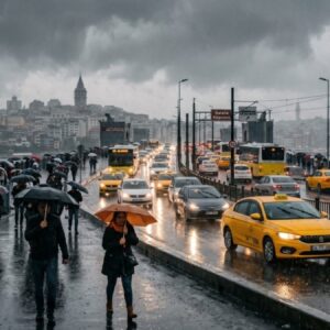 İstanbul’da Şiddetli Fırtına ve Sağanak Yağış Bekleniyor!